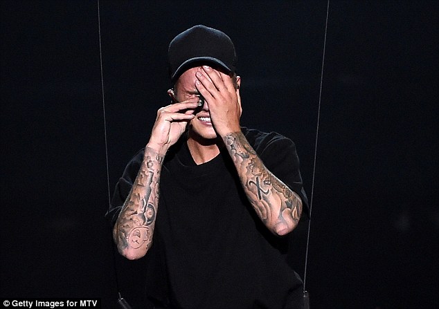 Justin Bieber Crying